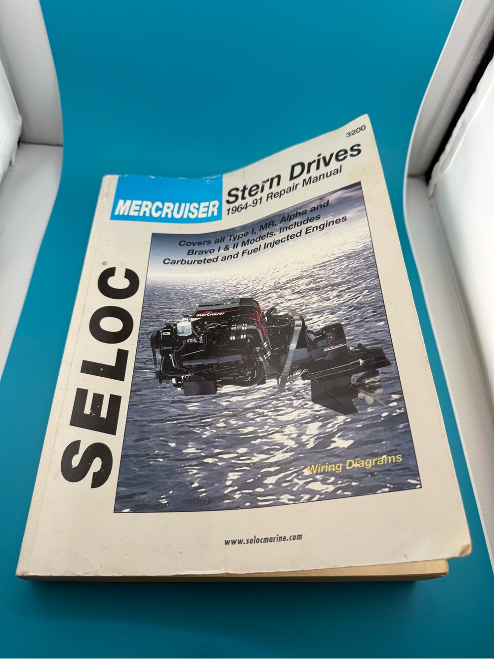 MerCruiser Seloc Stern Drives Repair Manual - Blue, White